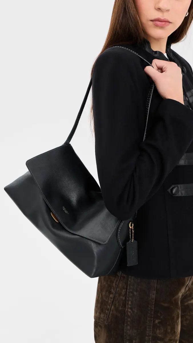 Coach Natural Grain Leather Chelsea Shoulder Bag | Thumbnail 3