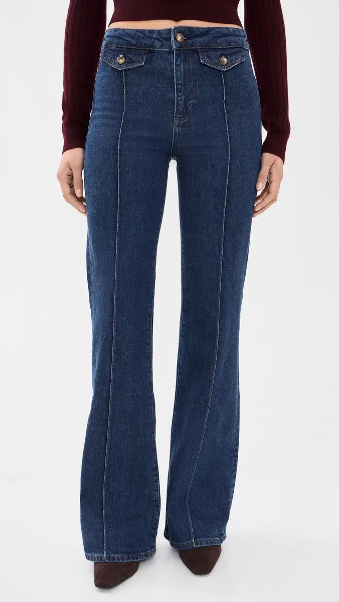 PAIGE Sofia Pintuck Flare Jeans 33 | Thumbnail 2 PAIGE Sofia Pintuck Flare Jeans 33 | Thumbnail 2