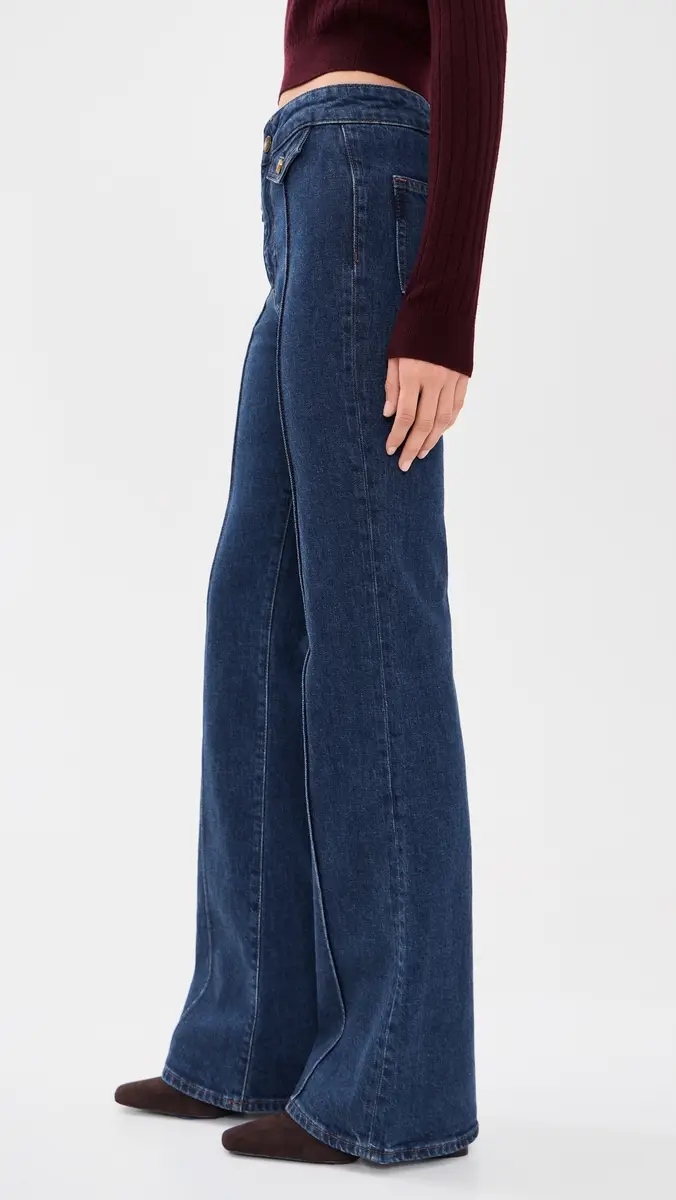 PAIGE Sofia Pintuck Flare Jeans 33 | Thumbnail 4 PAIGE Sofia Pintuck Flare Jeans 33 | Thumbnail 4