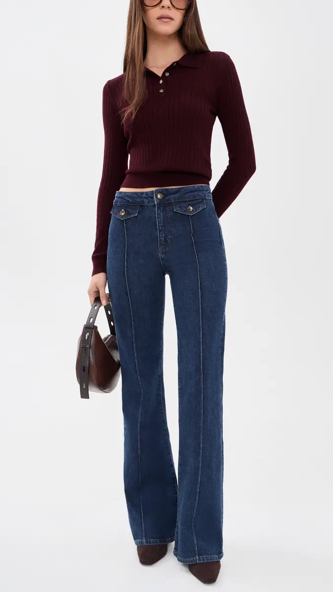 PAIGE Sofia Pintuck Flare Jeans 33 | Thumbnail 5 PAIGE Sofia Pintuck Flare Jeans 33 | Thumbnail 5