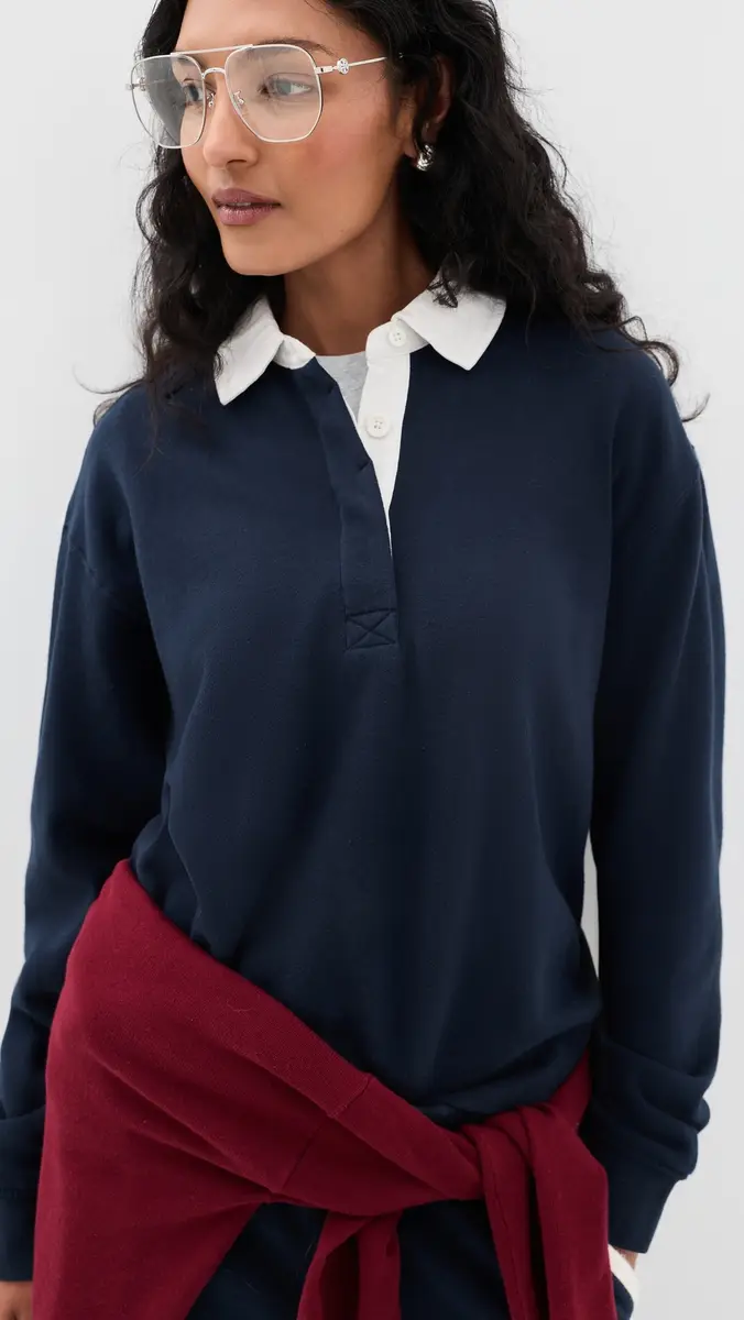 Marine Layer Cloud 9 Fleece Polo | Thumbnail 2 Marine Layer Cloud 9 Fleece Polo | Thumbnail 2