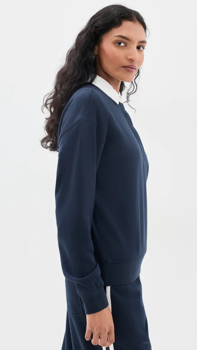 Marine Layer Cloud 9 Fleece Polo | Thumbnail 4 Marine Layer Cloud 9 Fleece Polo | Thumbnail 4
