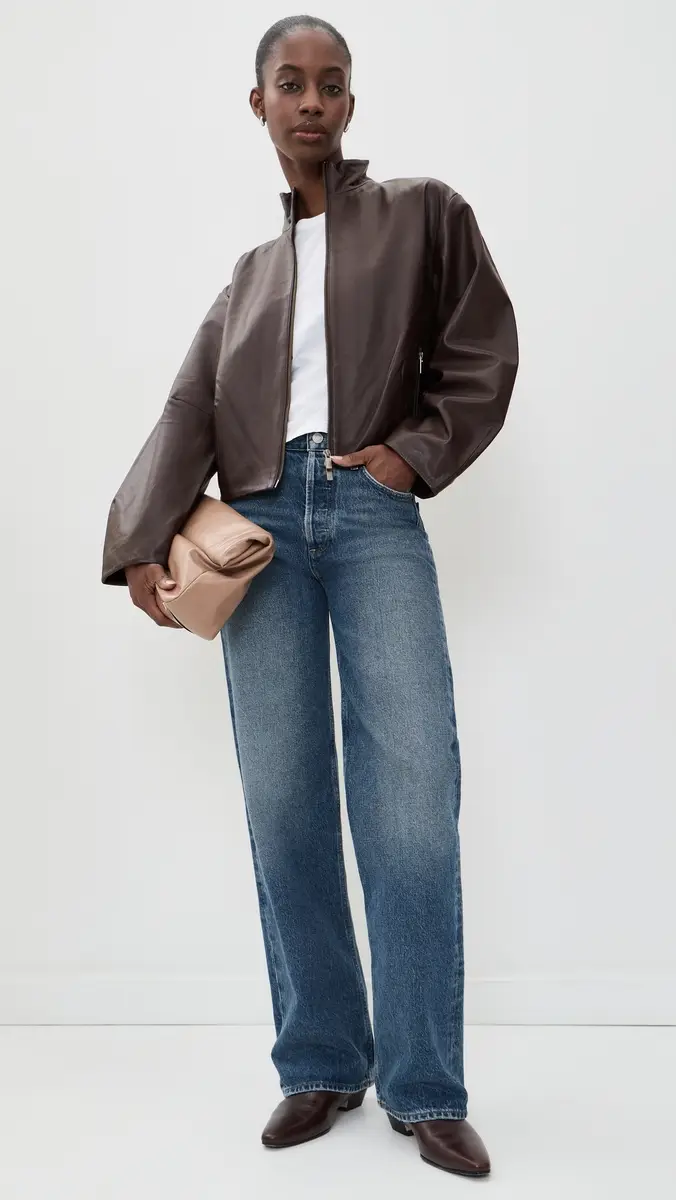 St. Agni Cocoon Zip Leather Jacket | Thumbnail 5 St. Agni Cocoon Zip Leather Jacket | Thumbnail 5