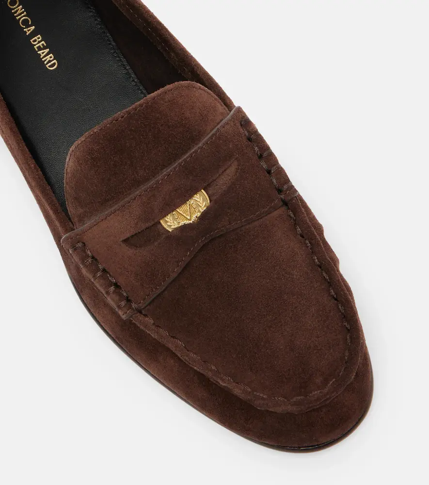 Veronica Beard Suede penny loafers | Thumbnail 3