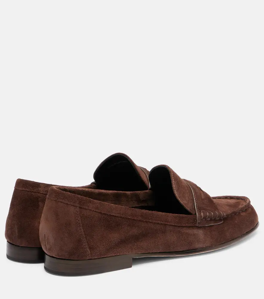 Veronica Beard Suede penny loafers | Thumbnail 4