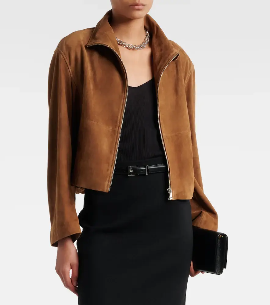 Nour Hammour Etienne suede jacket | Thumbnail 5