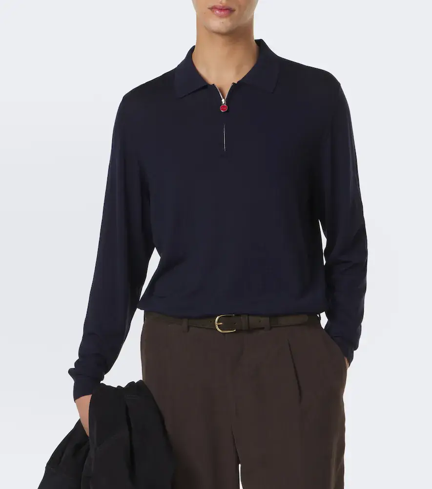 Kiton Wool polo sweater | Thumbnail 5