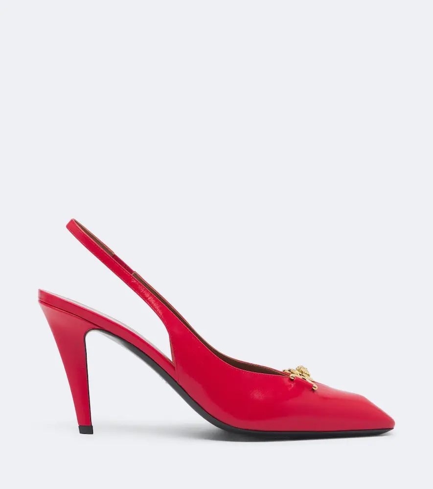 Versace Clelia Medusa leather slingback pumps | Thumbnail 3 Versace Clelia Medusa leather slingback pumps | Thumbnail 3