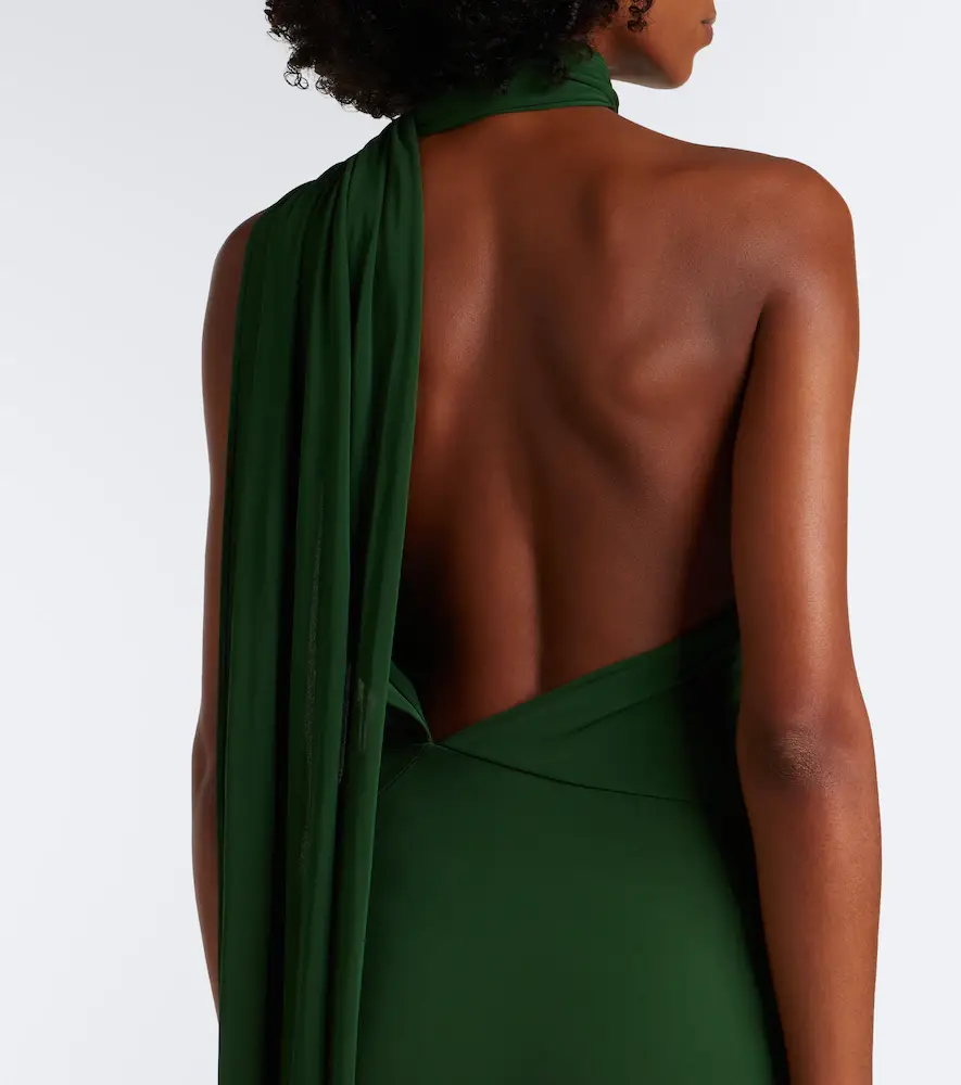 Alex Perry One-shoulder jersey gown | Thumbnail 3