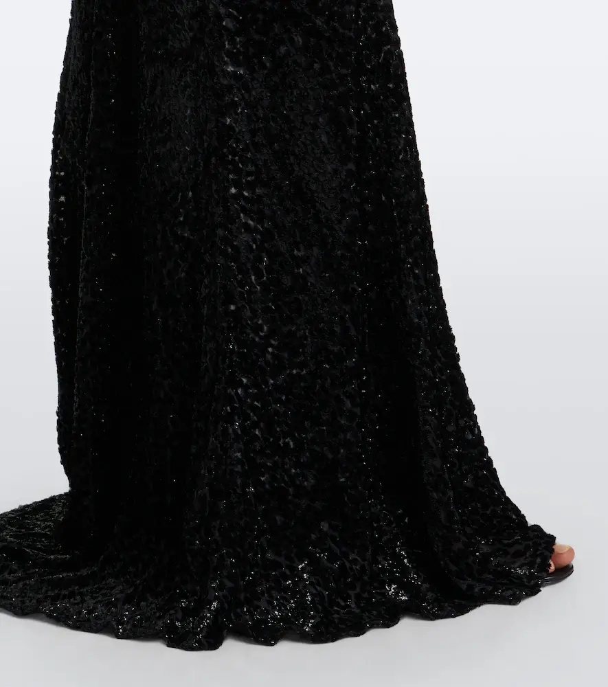 Alex Perry Devoré bustier gown | Thumbnail 3