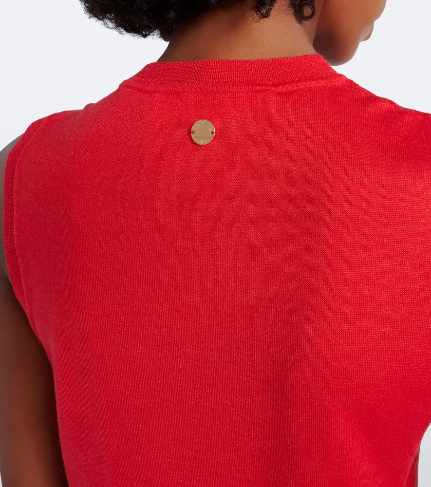 Carolina Herrera Wool and silk-blend top | Thumbnail 5