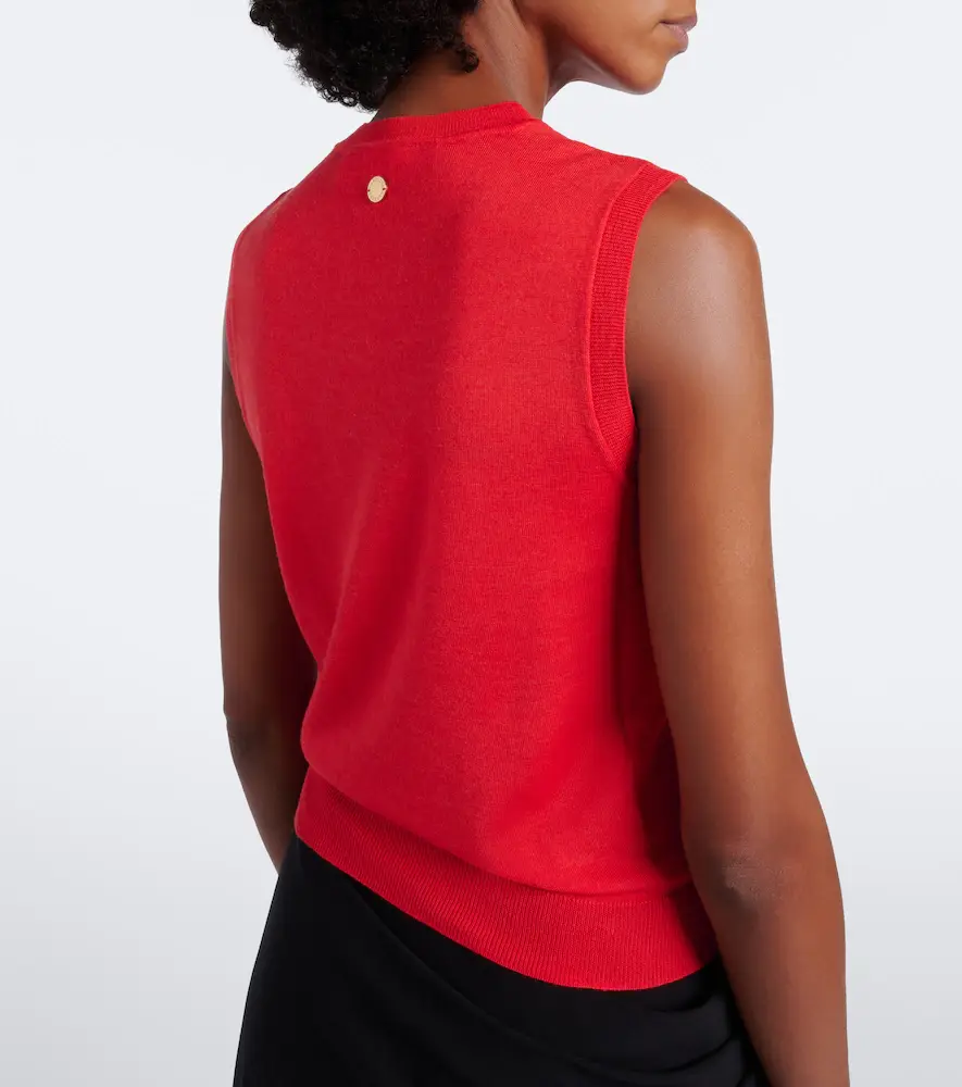 Carolina Herrera Wool and silk-blend top | Thumbnail 6