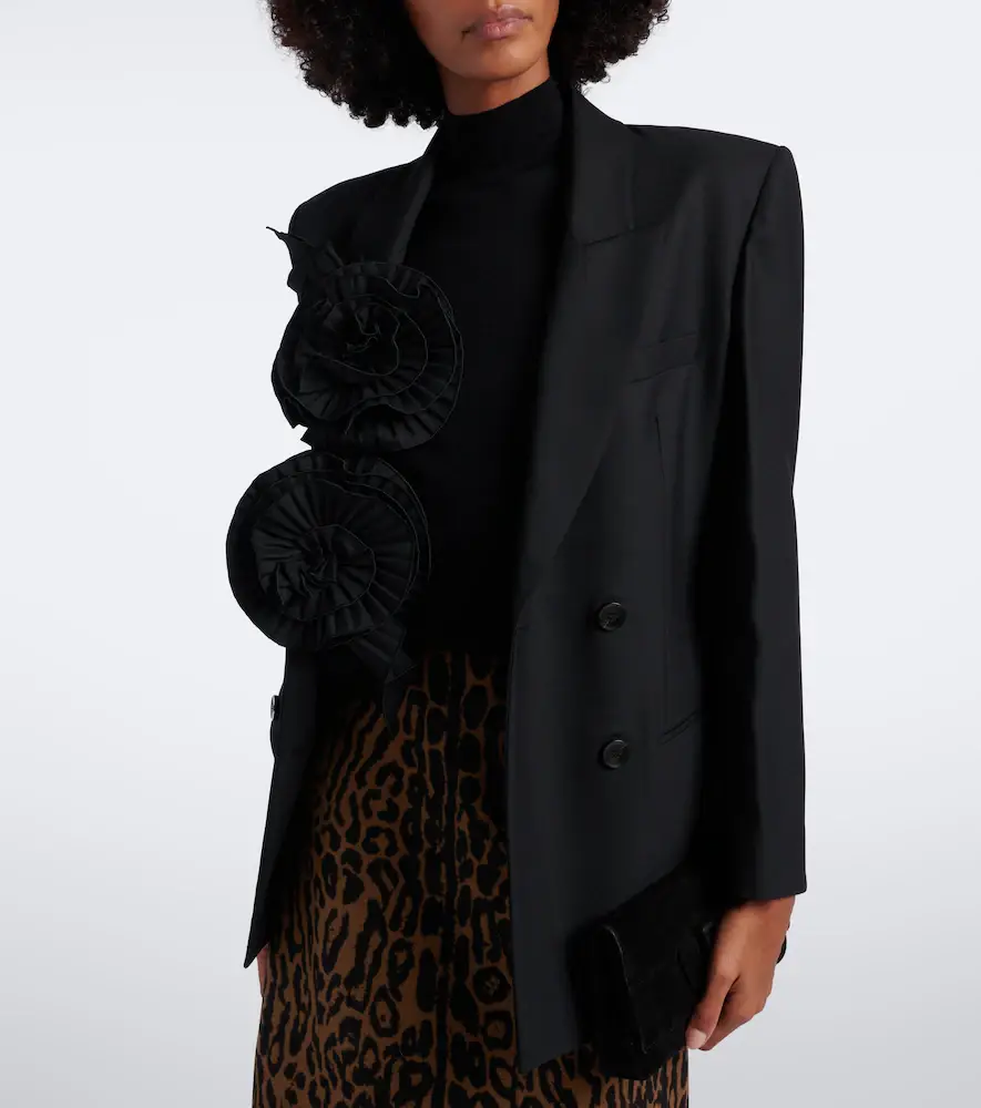 Carolina Herrera Wool and silk-blend sweater | Thumbnail 2 Carolina Herrera Wool and silk-blend sweater | Thumbnail 2
