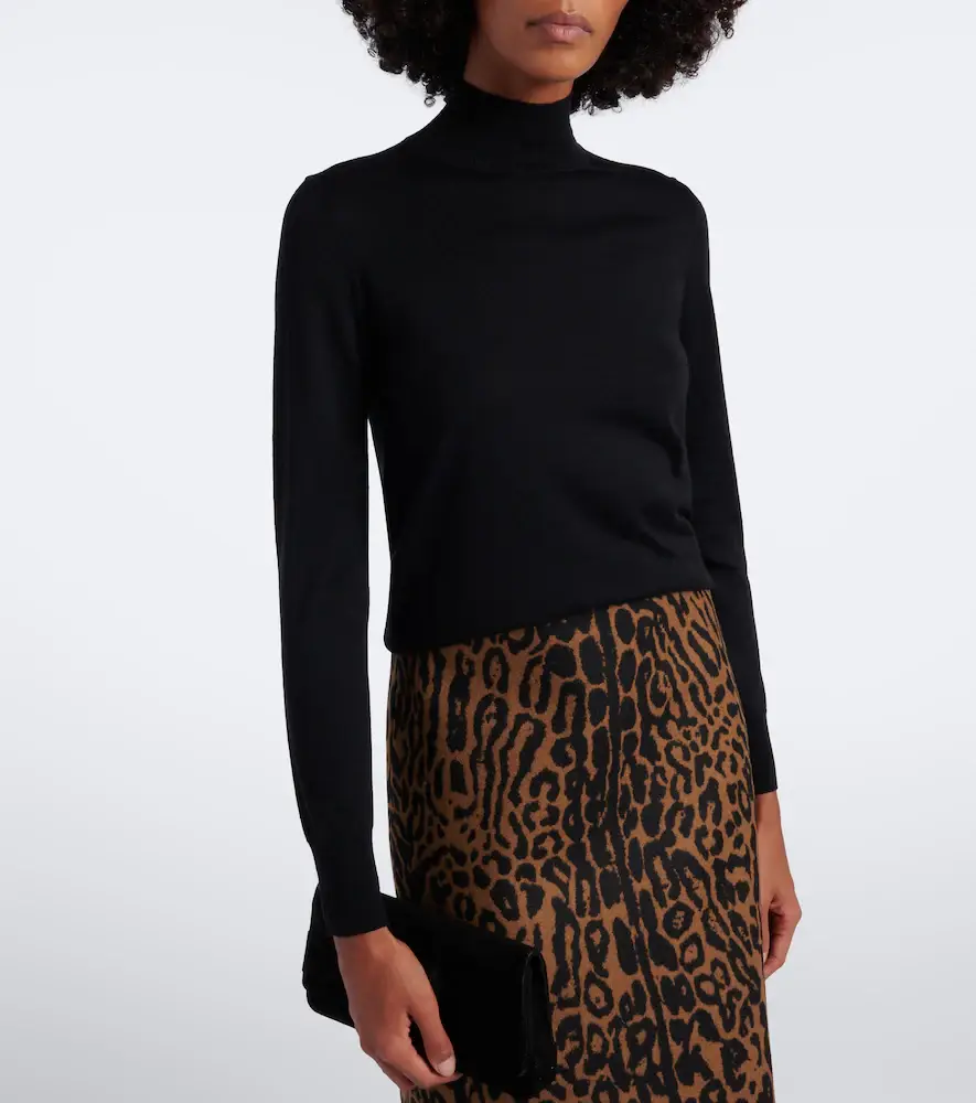 Carolina Herrera Wool and silk-blend sweater | Thumbnail 6 Carolina Herrera Wool and silk-blend sweater | Thumbnail 6