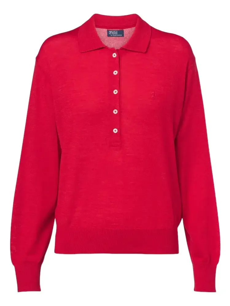 Wool polo sweater Wool polo sweater