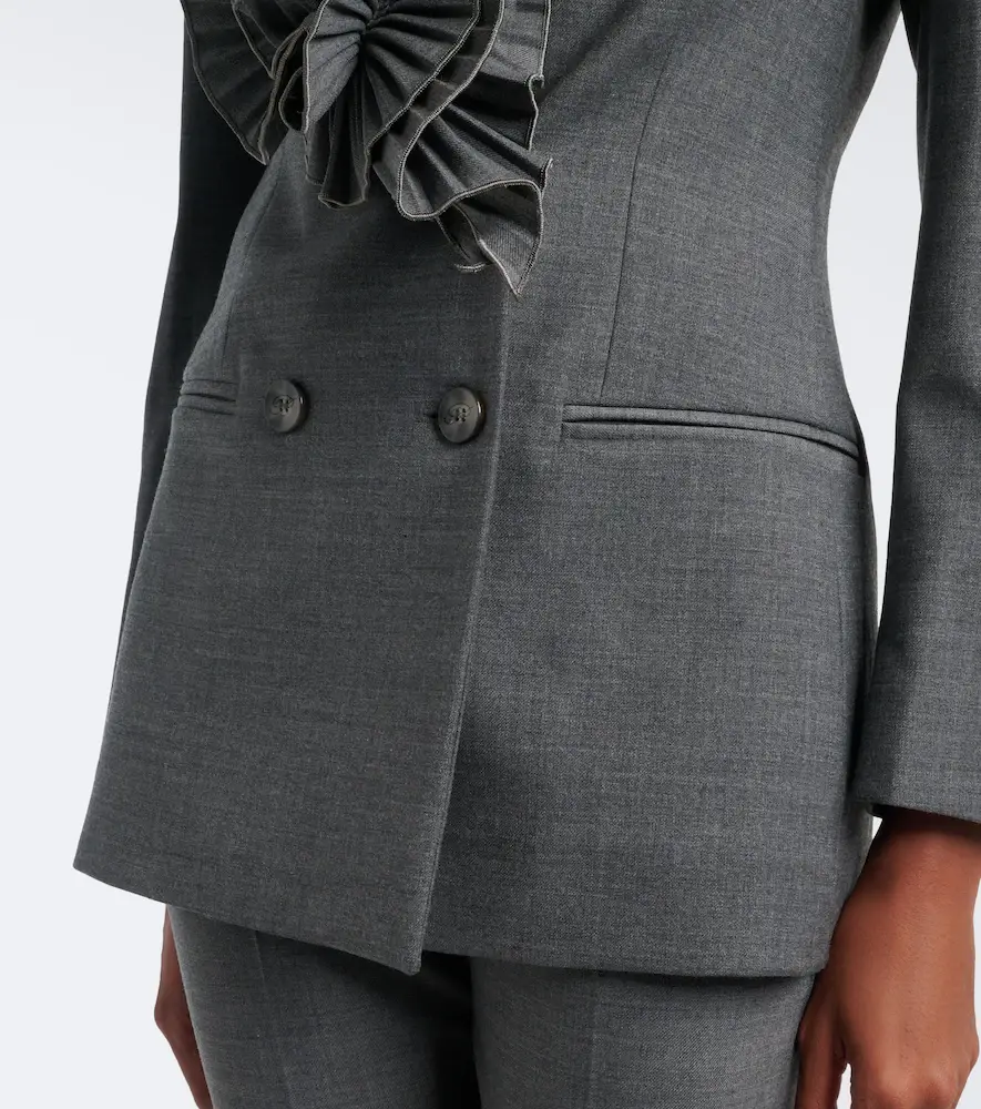 BLUMARINE Floral-appliqué blazer | Thumbnail 5