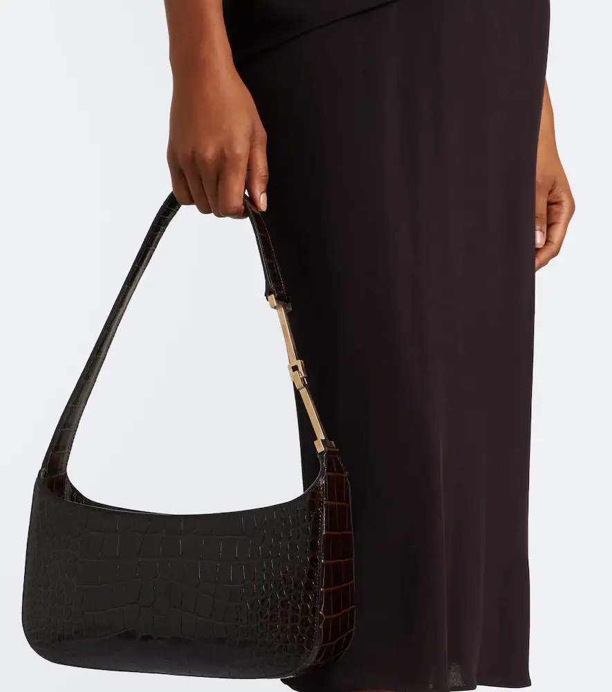 Tom Ford Arc Small croc-effect leather shoulder bag | Thumbnail 5 Tom Ford Arc Small croc-effect leather shoulder bag | Thumbnail 5