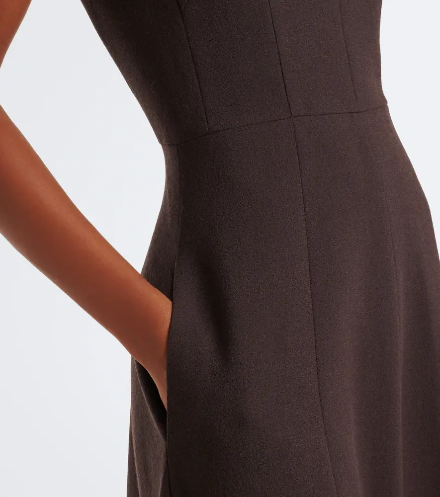 Emilia Wickstead Malinda wool crêpe maxi dress | Thumbnail 4 Emilia Wickstead Malinda wool crêpe maxi dress | Thumbnail 4