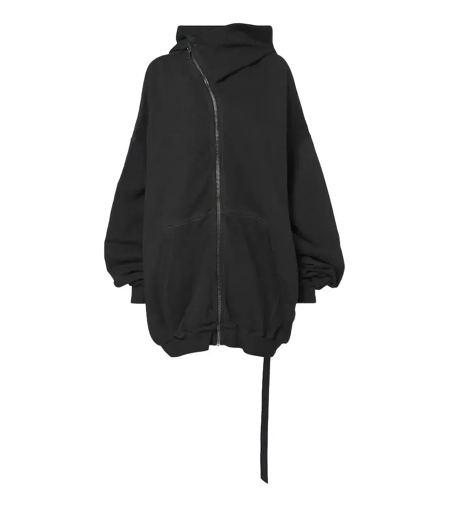 DRKSHDW Hun cotton zip-up hoodie