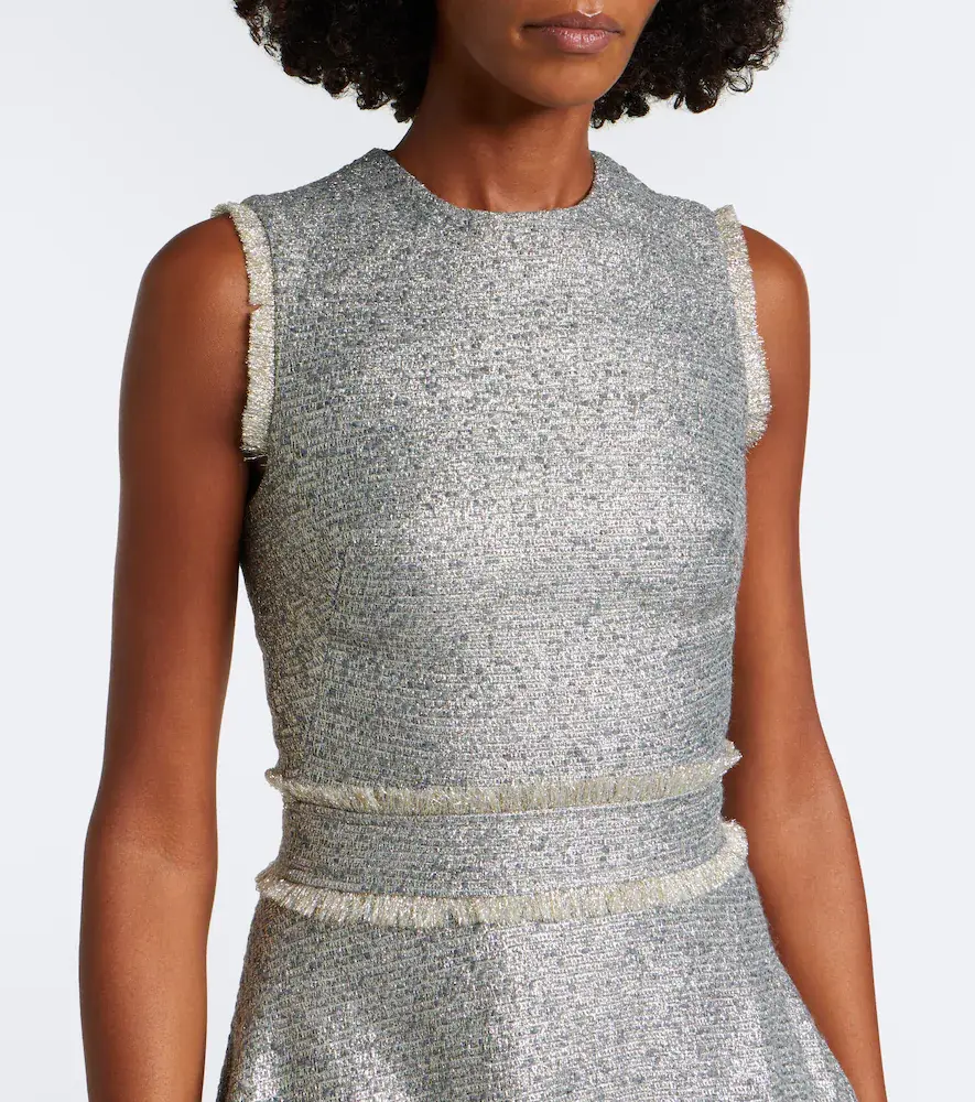 Safiyaa Ornette tweed midi dress | Thumbnail 5 Safiyaa Ornette tweed midi dress | Thumbnail 5