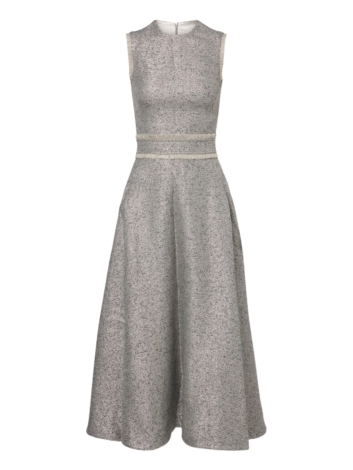 Safiyaa Ornette tweed midi dress