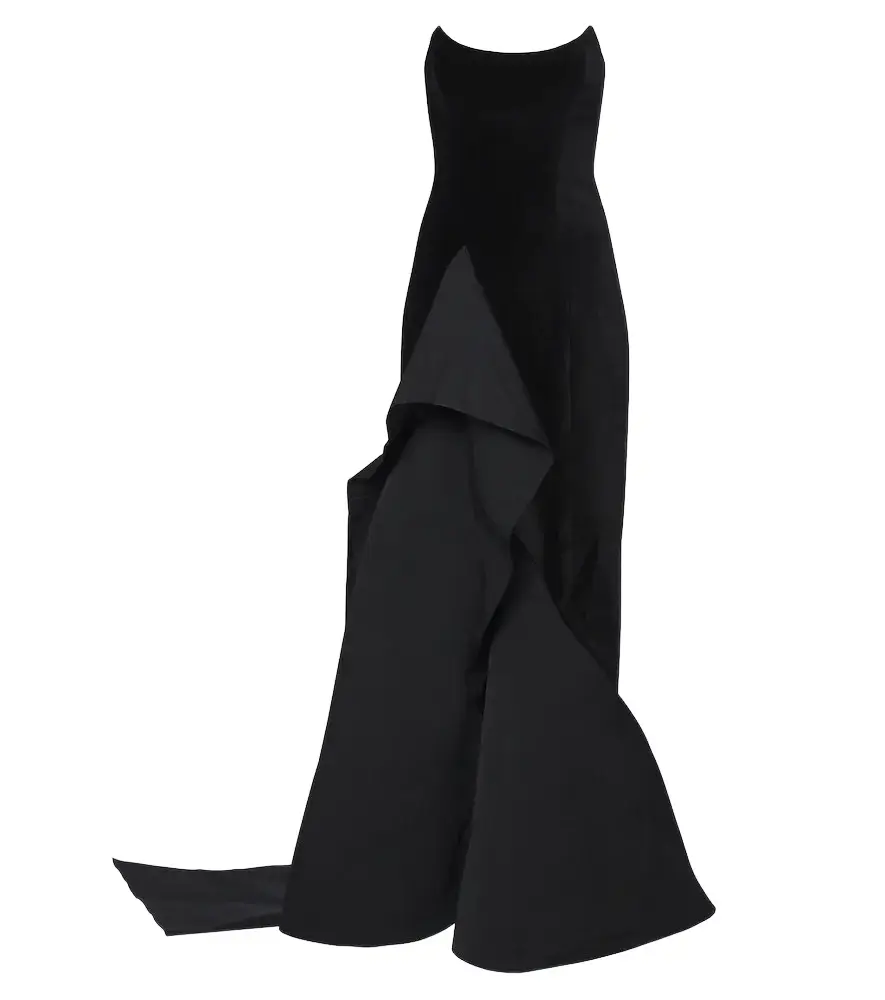 Fianne velvet and faille corset gown Fianne velvet and faille corset gown