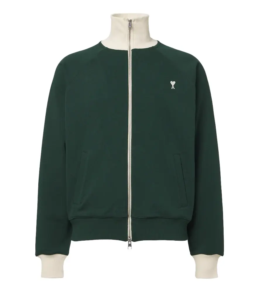 AMI PARIS Ami de Coeur cotton jersey sweatshirt
