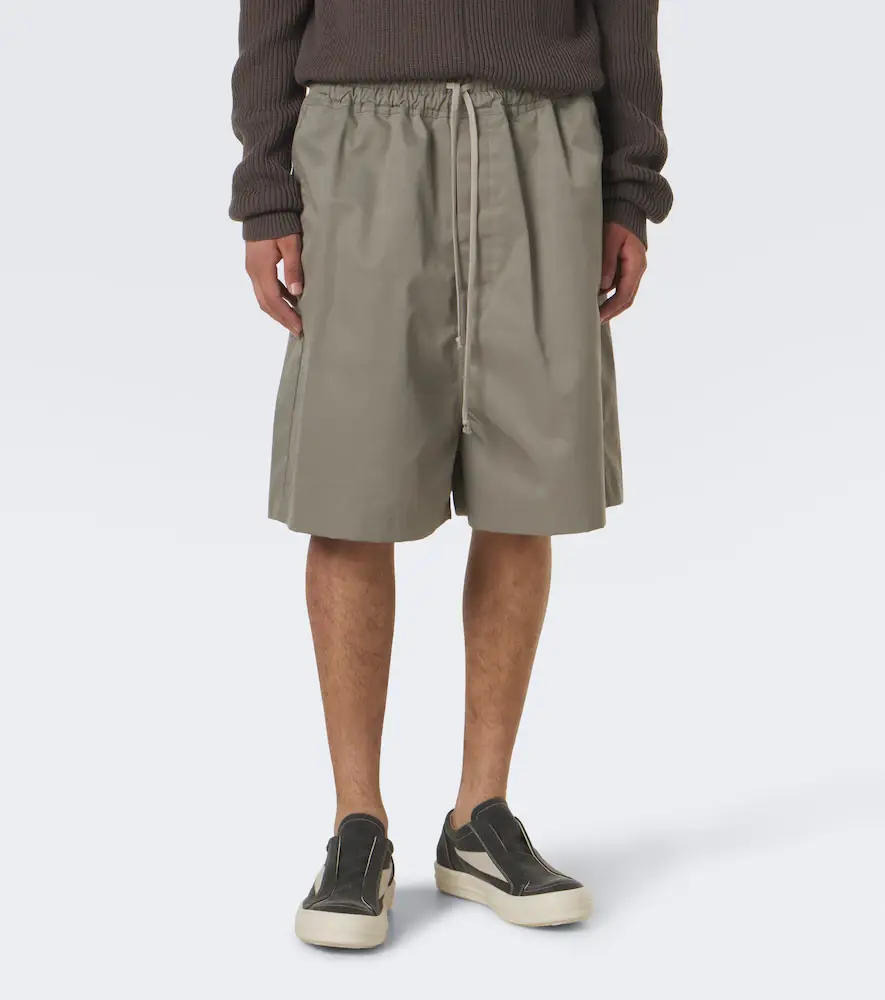 Rick Owens Faun faille Bermuda shorts | Thumbnail 4