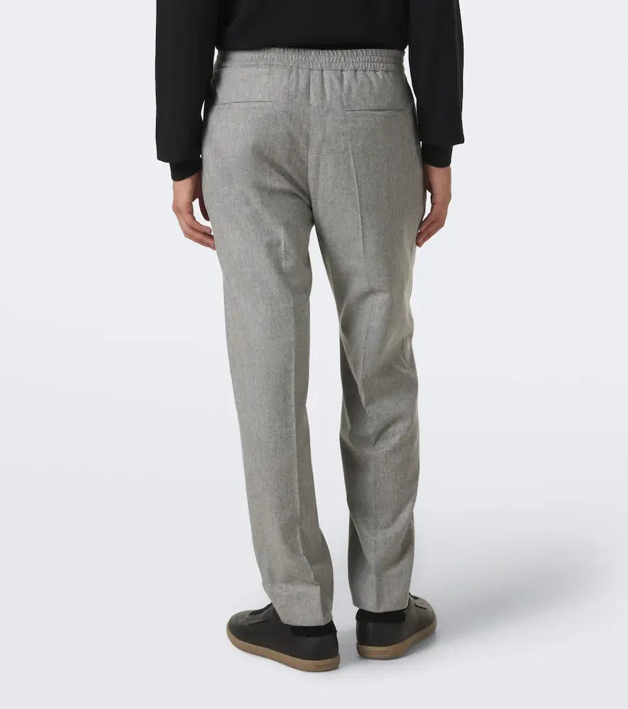 Zegna Wool, silk, and cashmere straight pants | Thumbnail 5 Zegna Wool, silk, and cashmere straight pants | Thumbnail 5