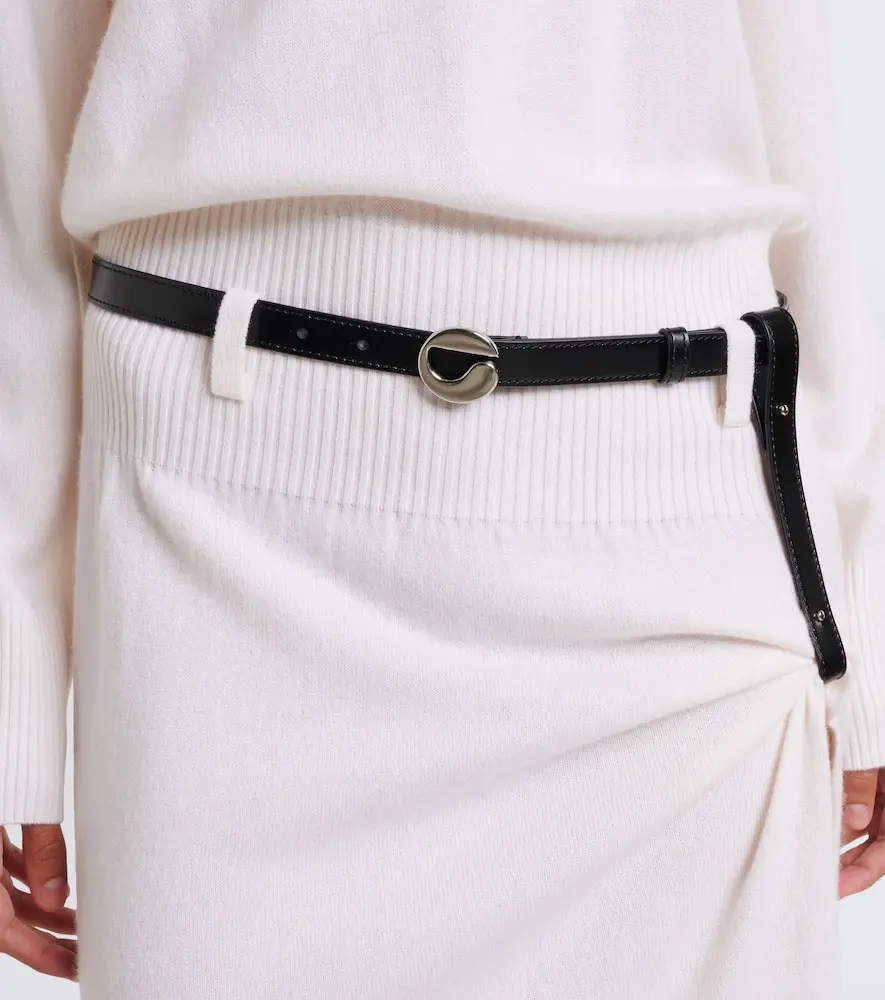 Coperni Belted wool and cashmere sweater dress | Thumbnail 3