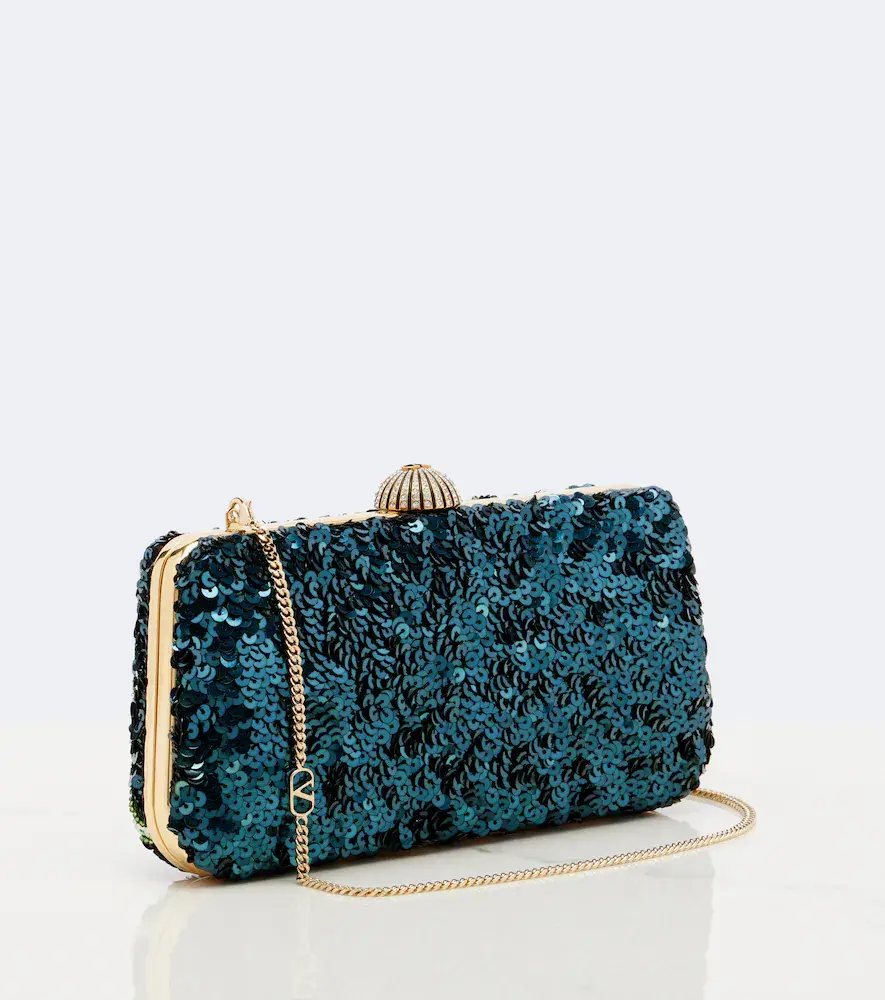 Valentino Garavani Carry Secrets embellished clutch | Thumbnail 2 Valentino Garavani Carry Secrets embellished clutch | Thumbnail 2