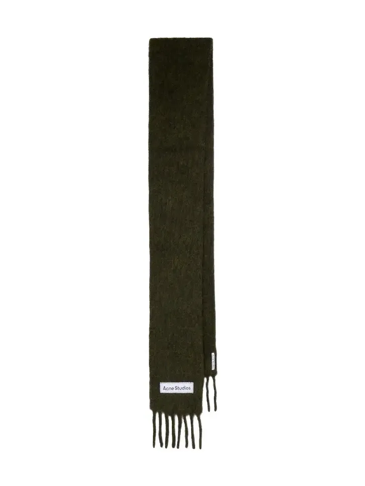 Alpaca, wool, and mohair-blend scarf Alpaca, wool, and mohair-blend scarf