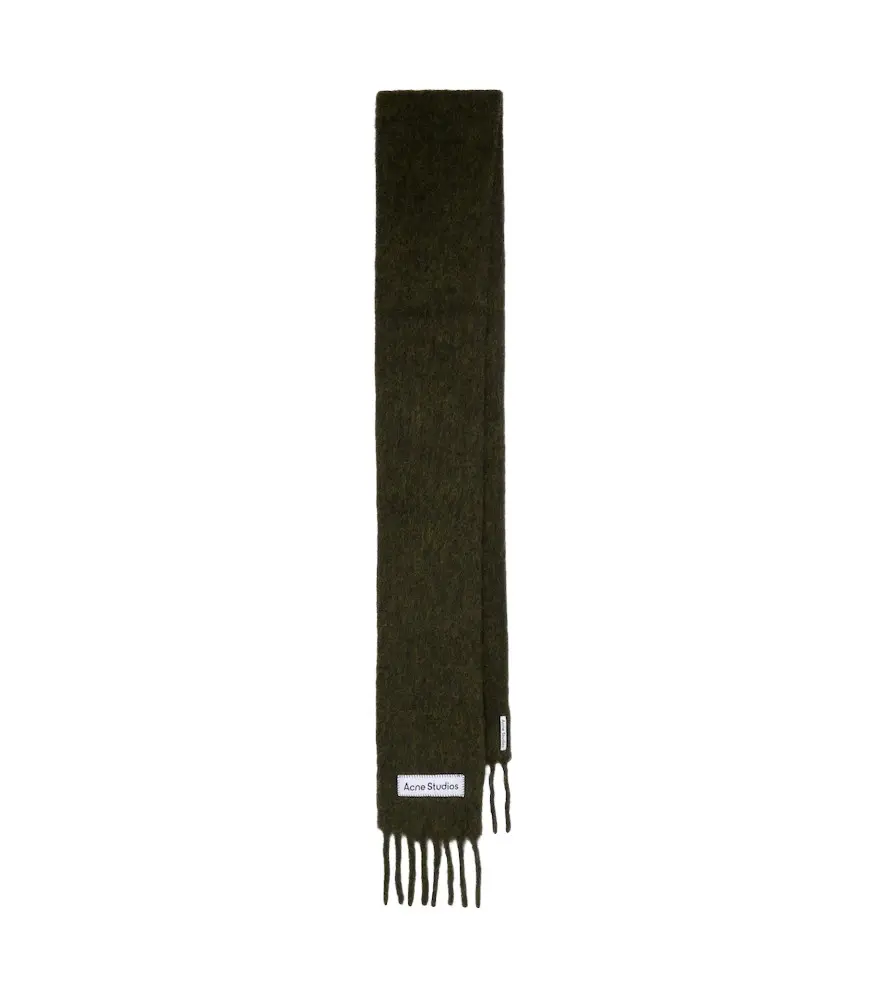 Acne Studios Alpaca, wool, and mohair-blend scarf