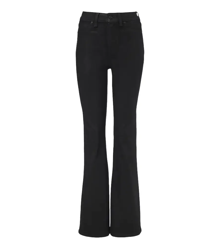 Coated bootcut jeans Coated bootcut jeans