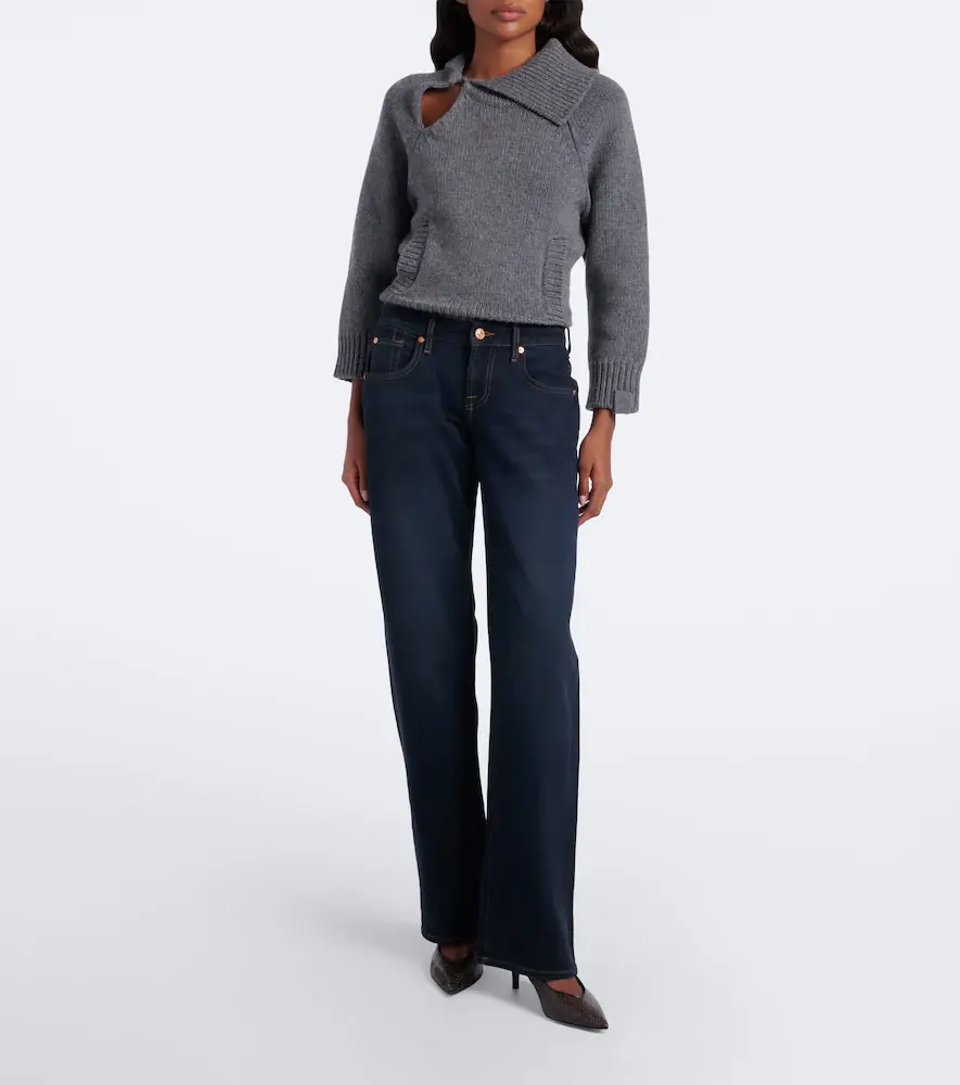 7 For All Mankind Faded straight jeans | Thumbnail 3