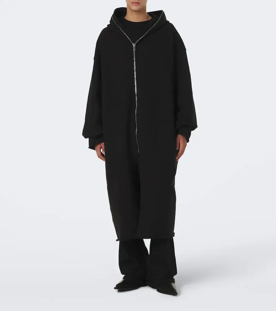 Rick Owens Gimp Wide Mac cotton overcoat | Thumbnail 5