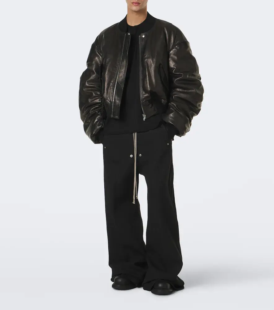Rick Owens Dylan cotton gauze jersey top | Thumbnail 3