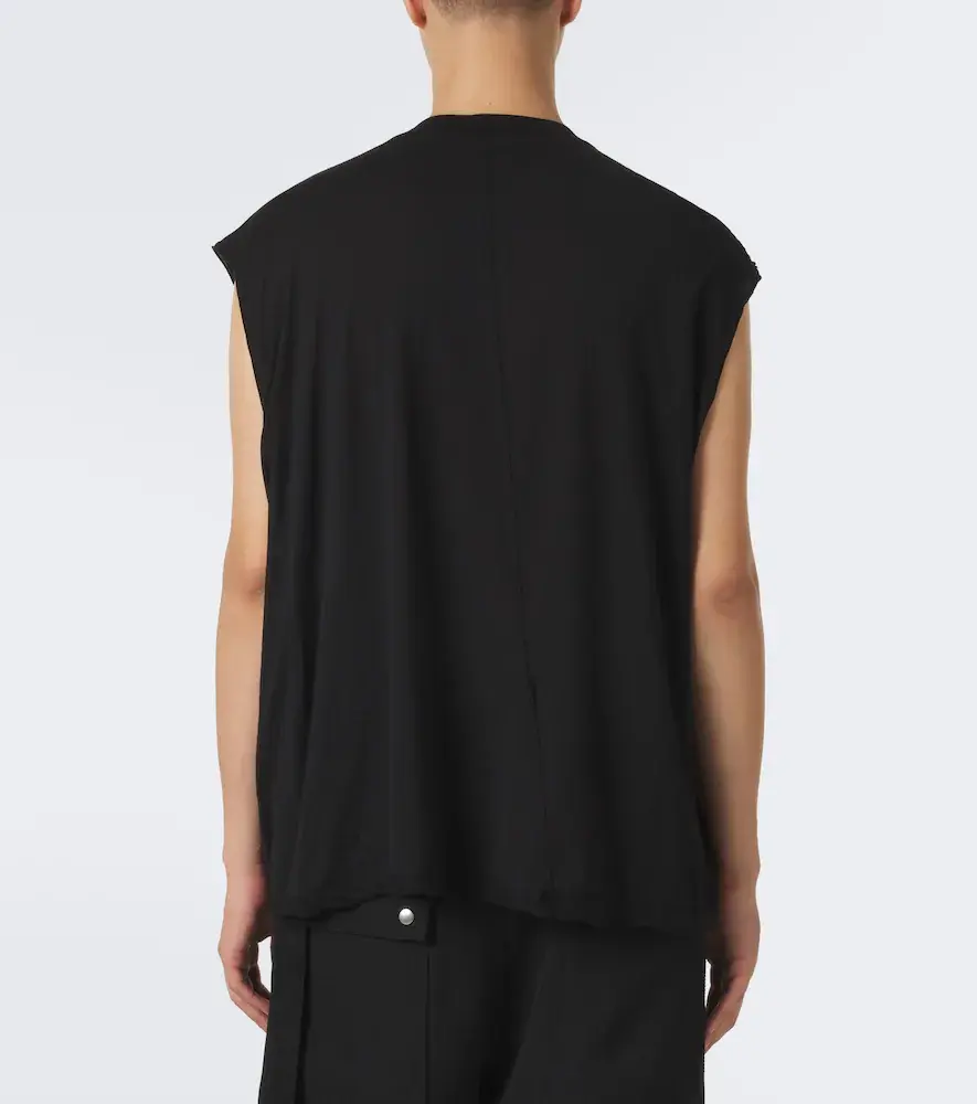 Rick Owens Dylan cotton gauze jersey top | Thumbnail 4