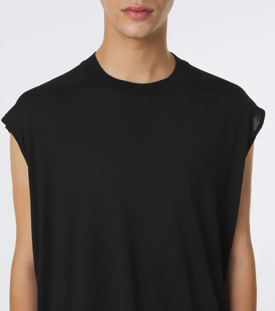 Rick Owens Dylan cotton gauze jersey top | Thumbnail 5