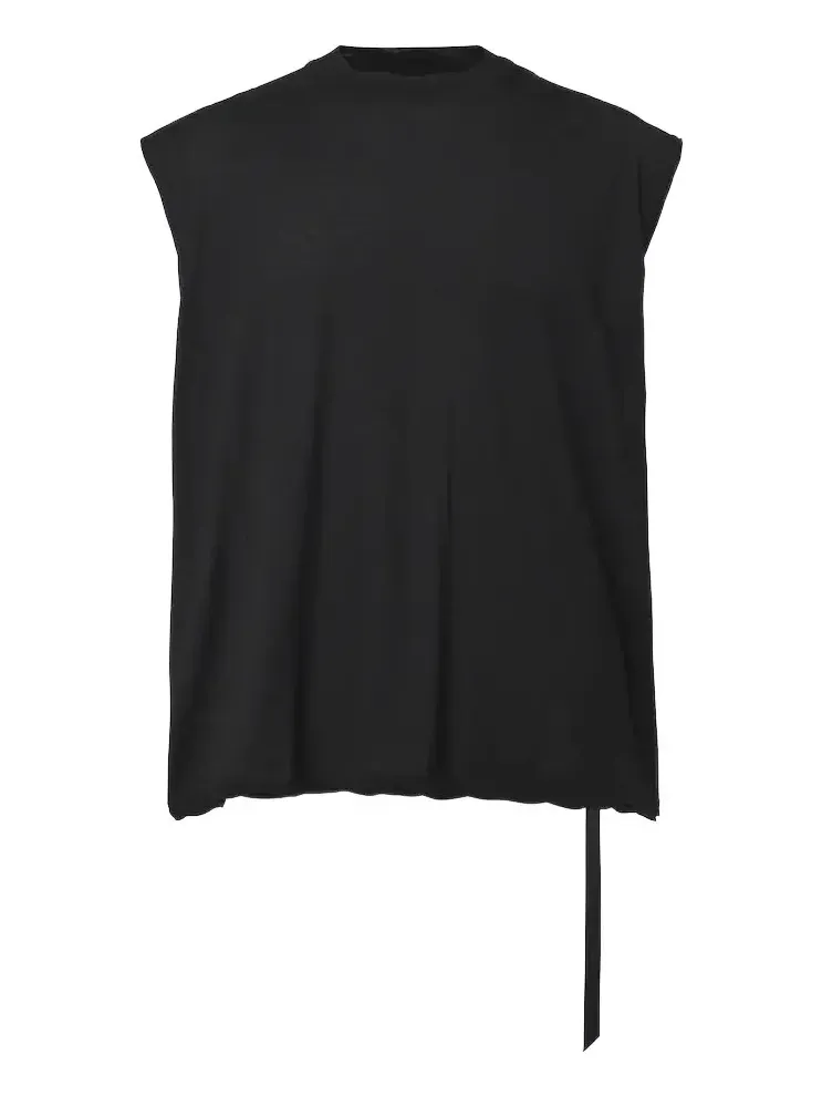 Rick Owens Dylan cotton gauze jersey top