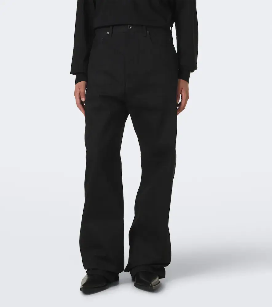 Rick Owens DRKSHDW Strobe wide-leg jeans | Thumbnail 4