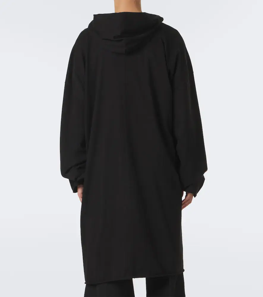 Rick Owens DRKSHDW cotton jersey hoodie | Thumbnail 6