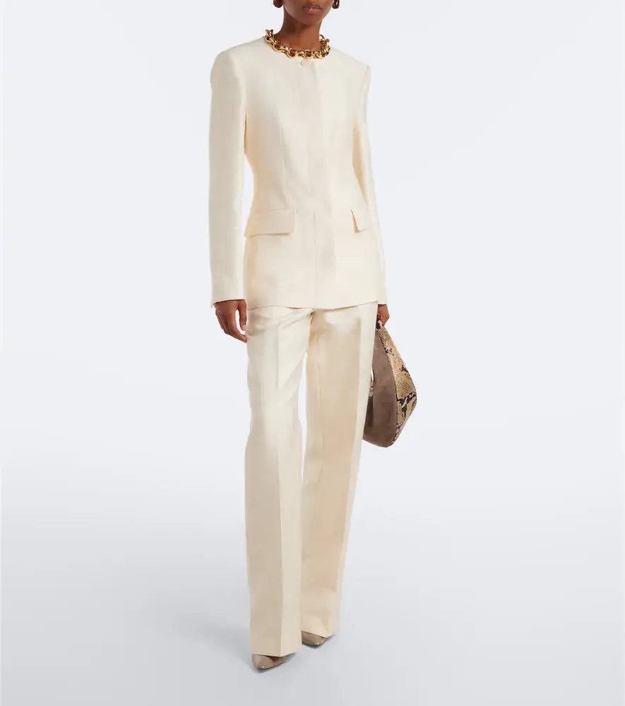 Joseph Mitae cotton, linen, and silk-blend wide-leg pants | Thumbnail 2