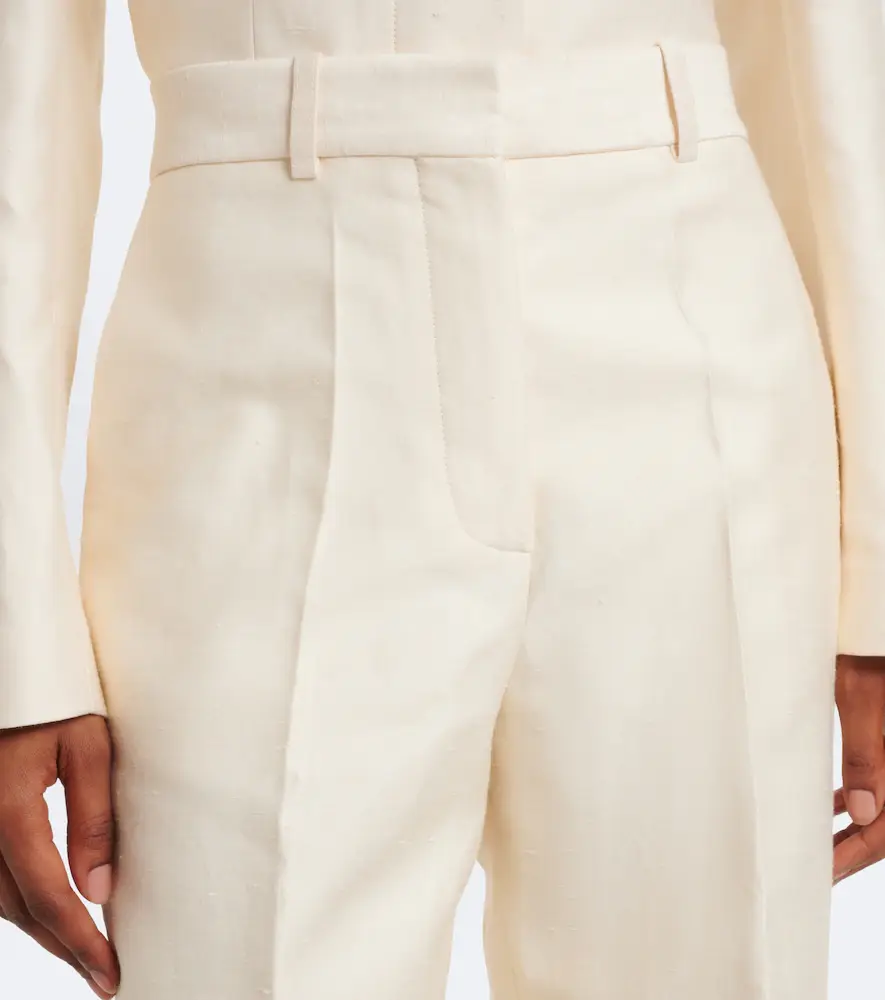 Joseph Mitae cotton, linen, and silk-blend wide-leg pants | Thumbnail 3
