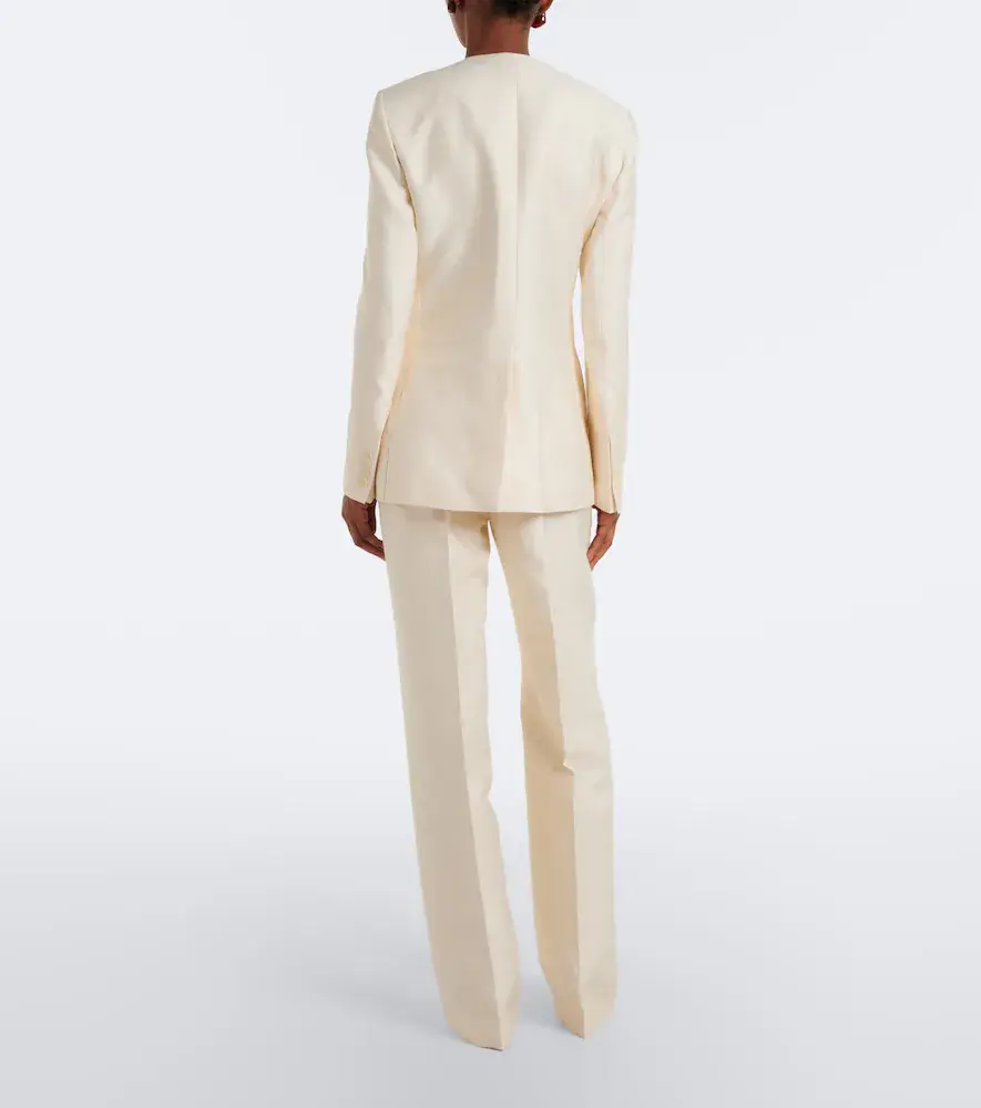 Joseph Mitae cotton, linen, and silk-blend wide-leg pants | Thumbnail 4