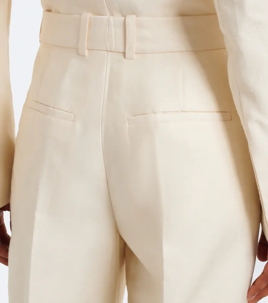 Joseph Mitae cotton, linen, and silk-blend wide-leg pants | Thumbnail 5
