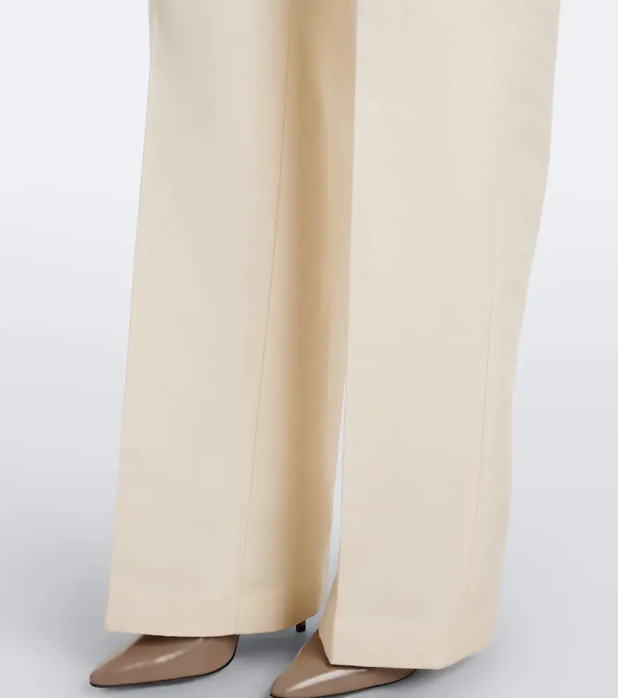 Joseph Mitae cotton, linen, and silk-blend wide-leg pants | Thumbnail 6
