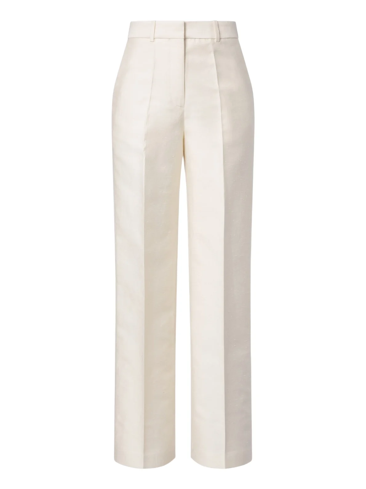 Mitae cotton, linen, and silk-blend wide-leg pants