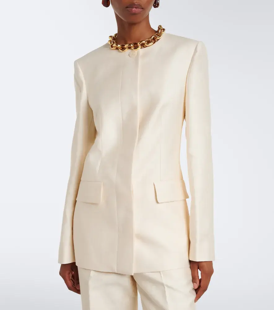 Joseph Myra cotton, linen, and silk-blend blazer | Thumbnail 2 Joseph Myra cotton, linen, and silk-blend blazer | Thumbnail 2