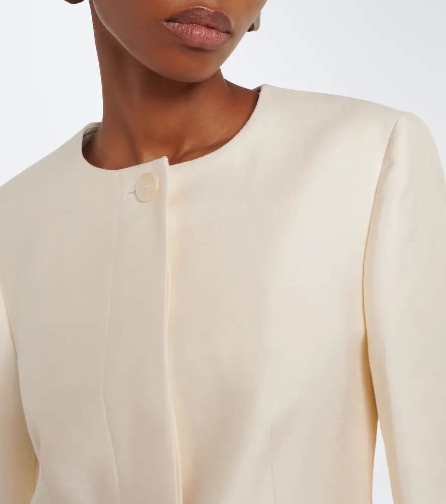 Joseph Myra cotton, linen, and silk-blend blazer | Thumbnail 6 Joseph Myra cotton, linen, and silk-blend blazer | Thumbnail 6
